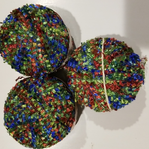 Ladder yarn / ribbon  3 balls  made in Italy - Picture 1 of 5
